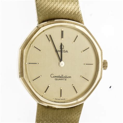 omega constellation mens mesh|omega constellation gold.